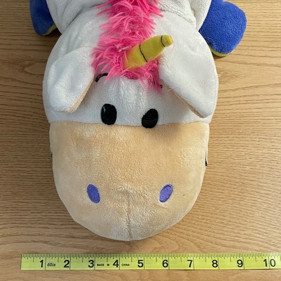 Flip a Zoo Imogen Dragon Flips to Persephone Unicorn Plush Reversible Toy Lg 20” - Picture 14 of 14